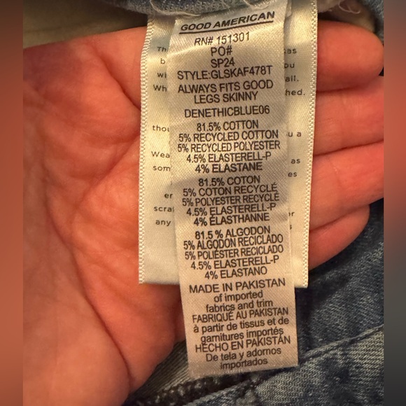 Good American Always Fits Jeans - Picture 3 of 5